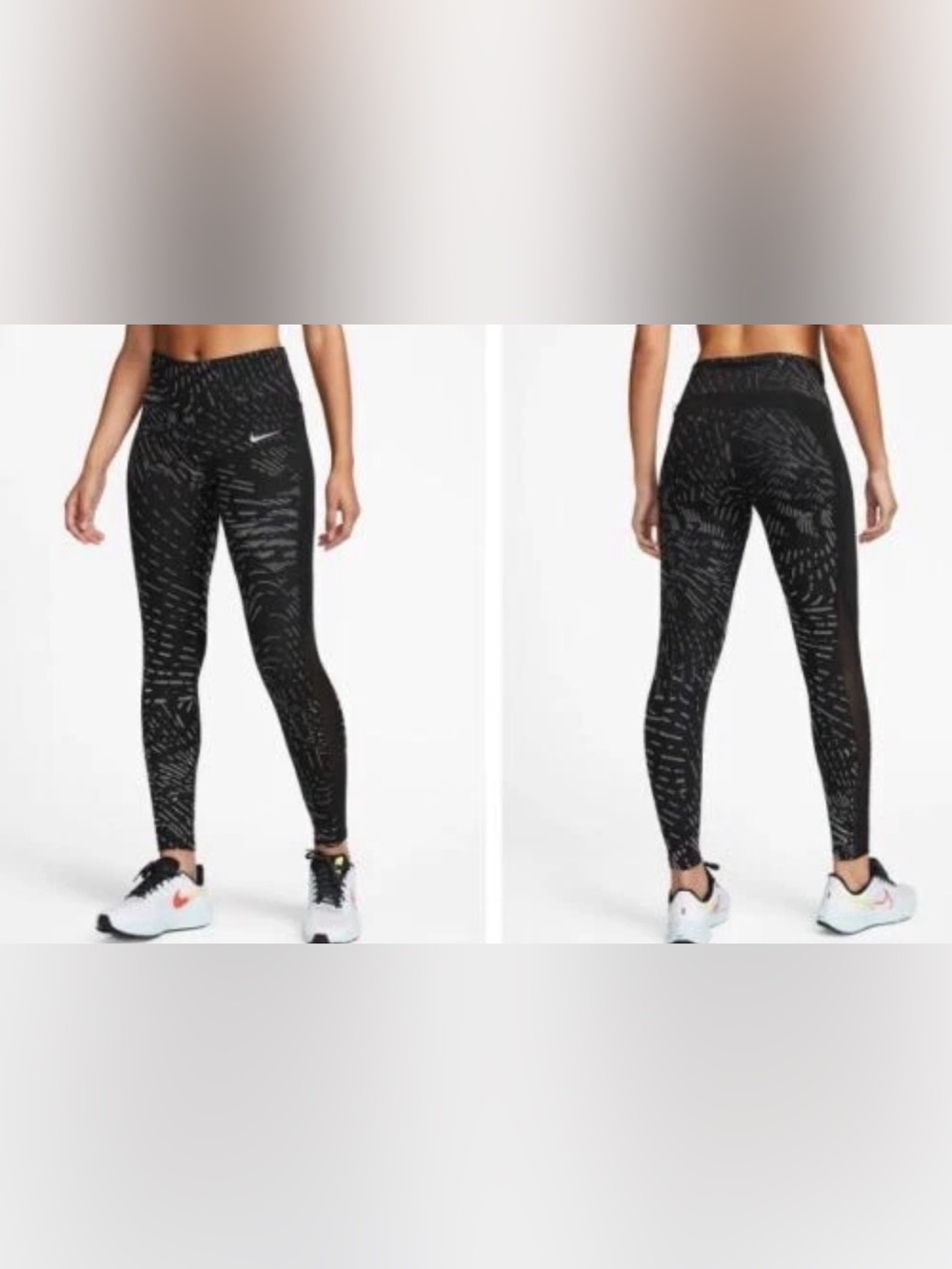 NIKE RUN DIVISION DRI-FIT WOMEN'S XS FAST RUNNING LEGGINGS BLACK #DV7245-NWT